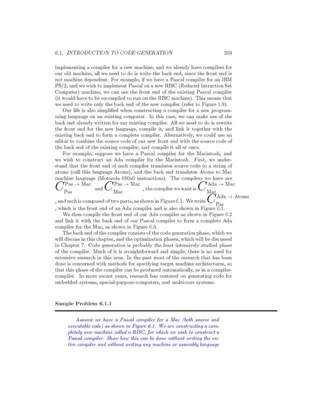 Compiler Design: Theory, Tools, and Examples - Page 203